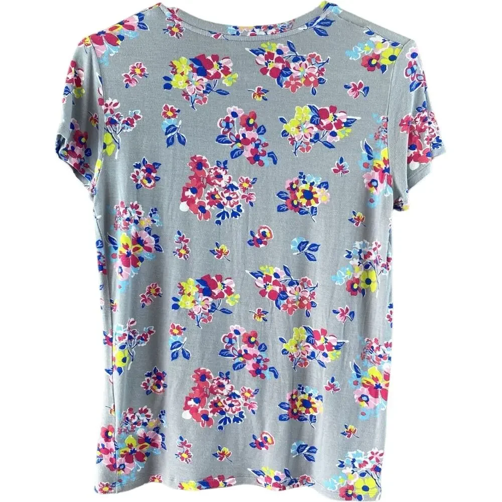 VERA BRADLEY Tossed Posies Cadence Essential Tee w/ Tags, Small - Picture 4 of 9